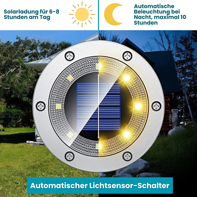 LED Solar-Gartenleuchten - Wasserdicht und langlebig