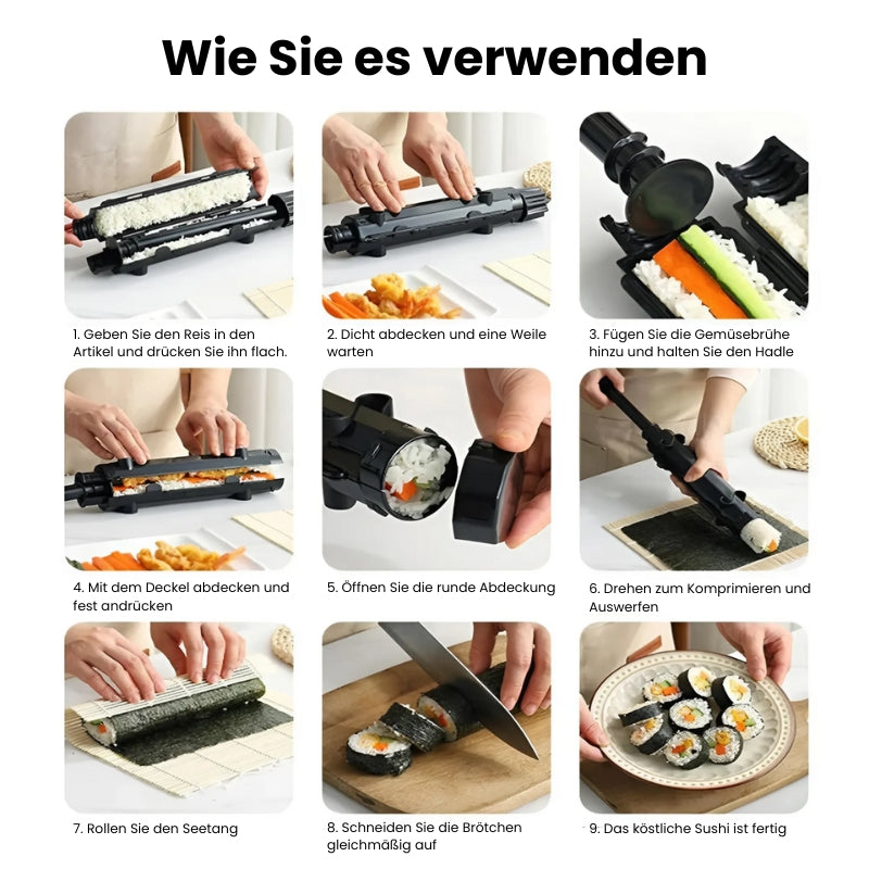 DIY-Zylinder-Sushi-Maschine