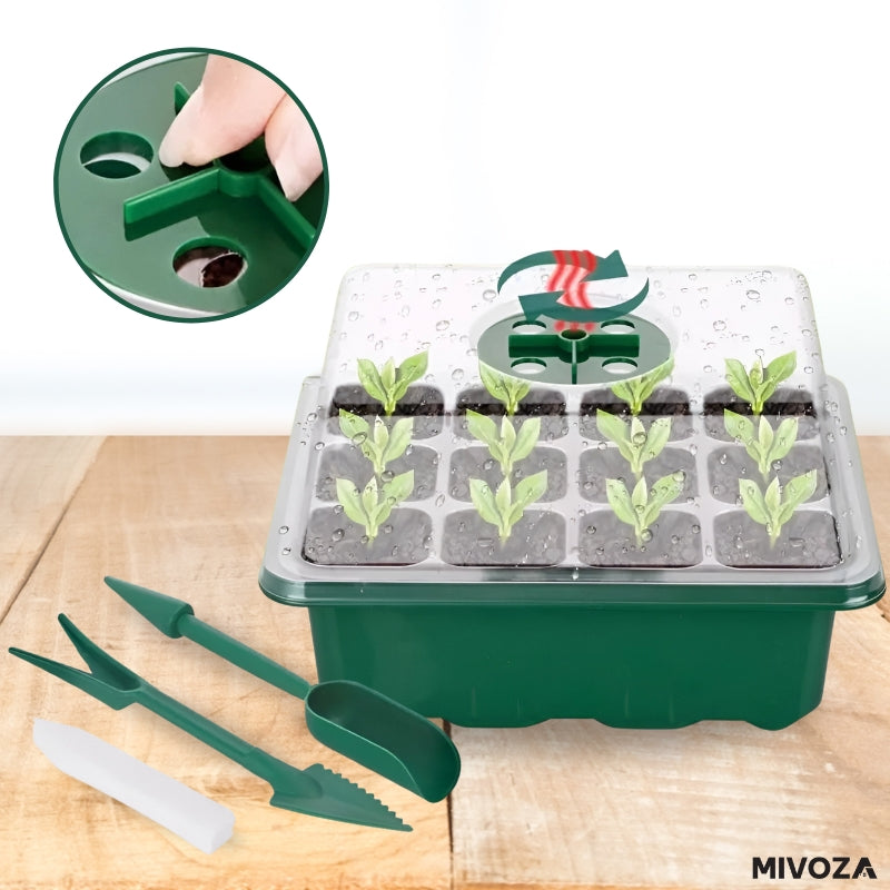 GrowPro™ Seed Starter Trays mit Wachstumslicht