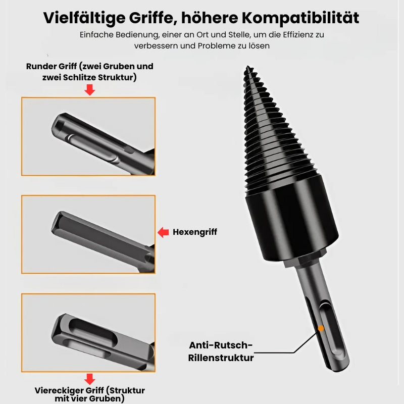 Holzspalter Brennholz Bohrer