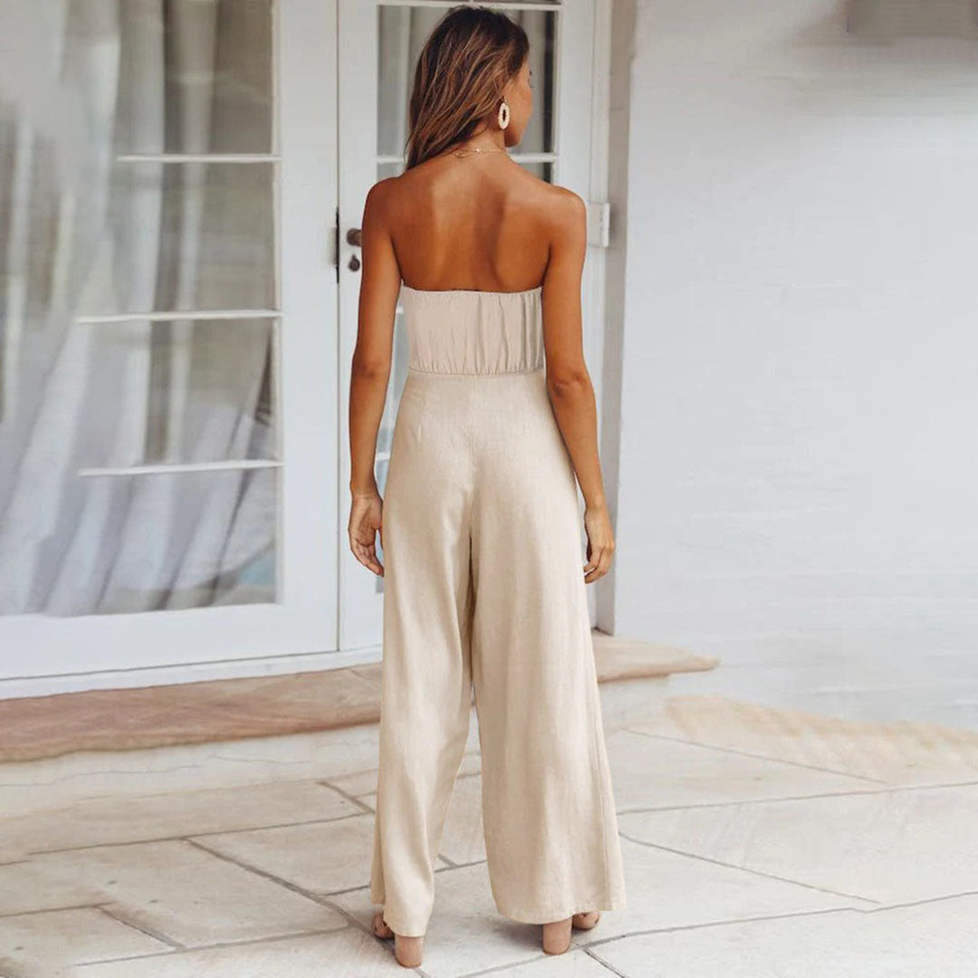 Jasmin | Trägerloser eleganter Jumpsuit