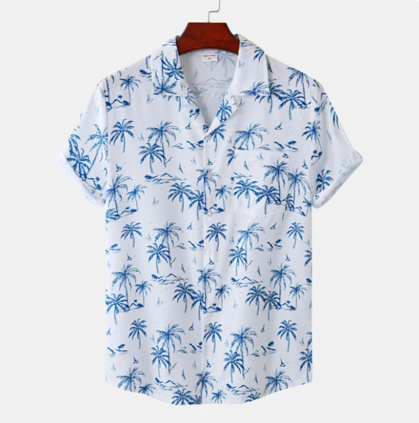 Dietrich | Hawaii Surf Blumenbluse für Männer