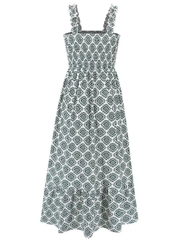 Thea | Bohème ärmelloses Maxikleid