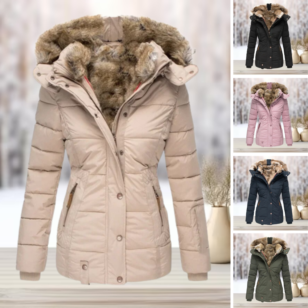 Elegante Winterjacke für Frauen