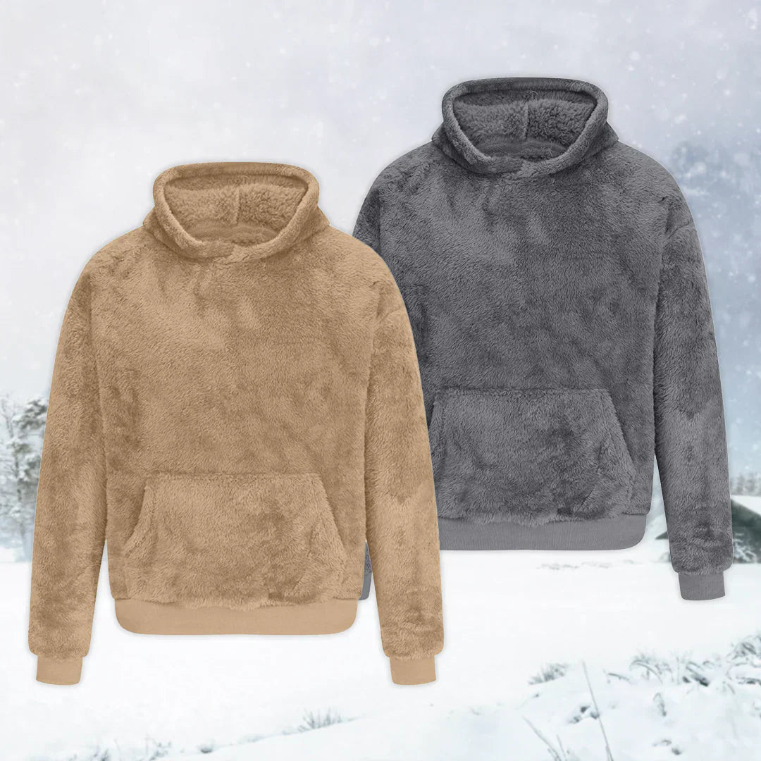 Thamara - Lässiger Winter-Warmer Flauschiger Kapuzenpullover für Damen