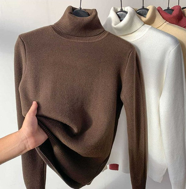 Warmer Rollkragenpullover für Frauen