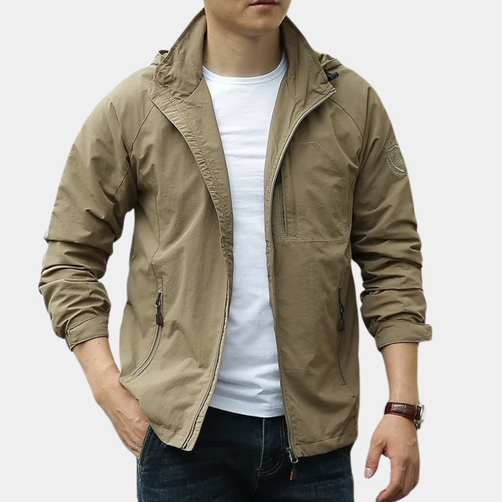 Roman | Leichte Cargo-Sommerjacke für Herren