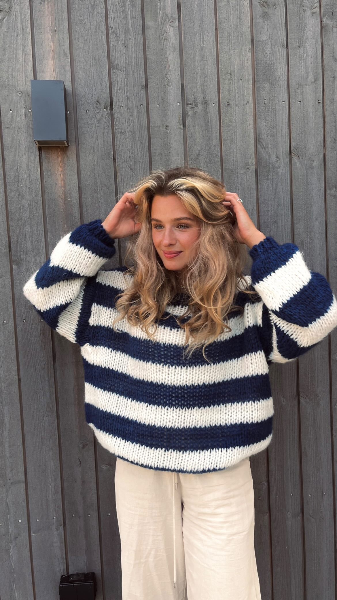 Natalie | Gestreifter Pullover mit lockerer Passform