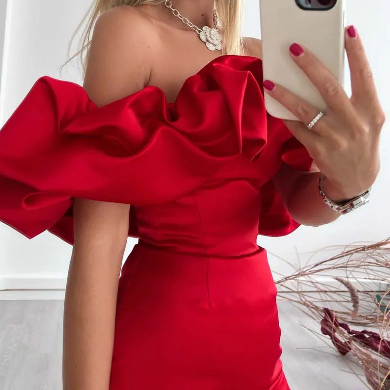 Off-Shoulder Kleid