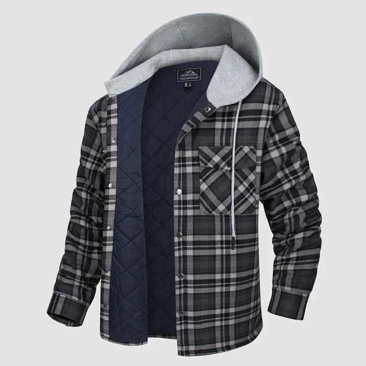 Liam | mit flanell gefütterte winterjacke für herren