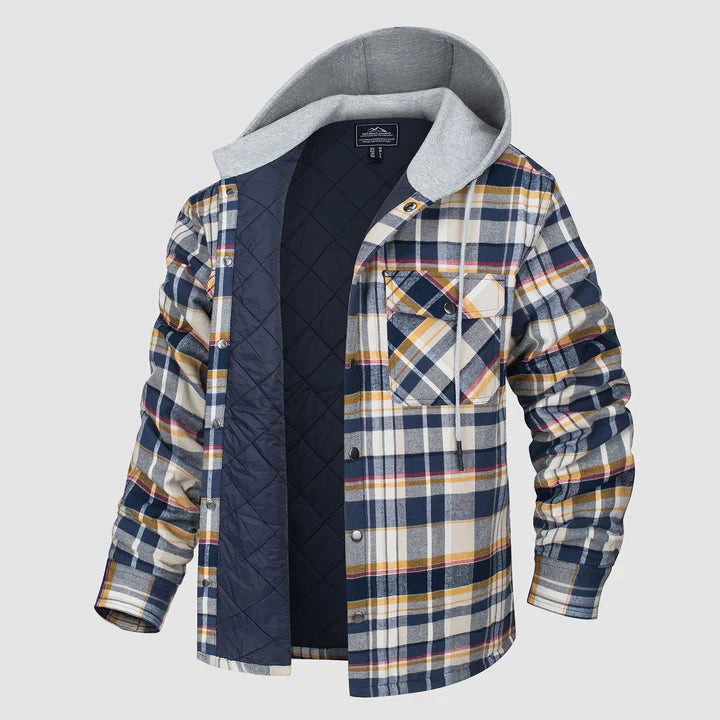 Liam | mit flanell gefütterte winterjacke für herren