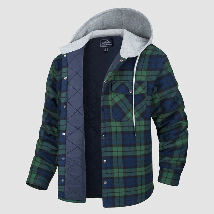 Liam | mit flanell gefütterte winterjacke für herren