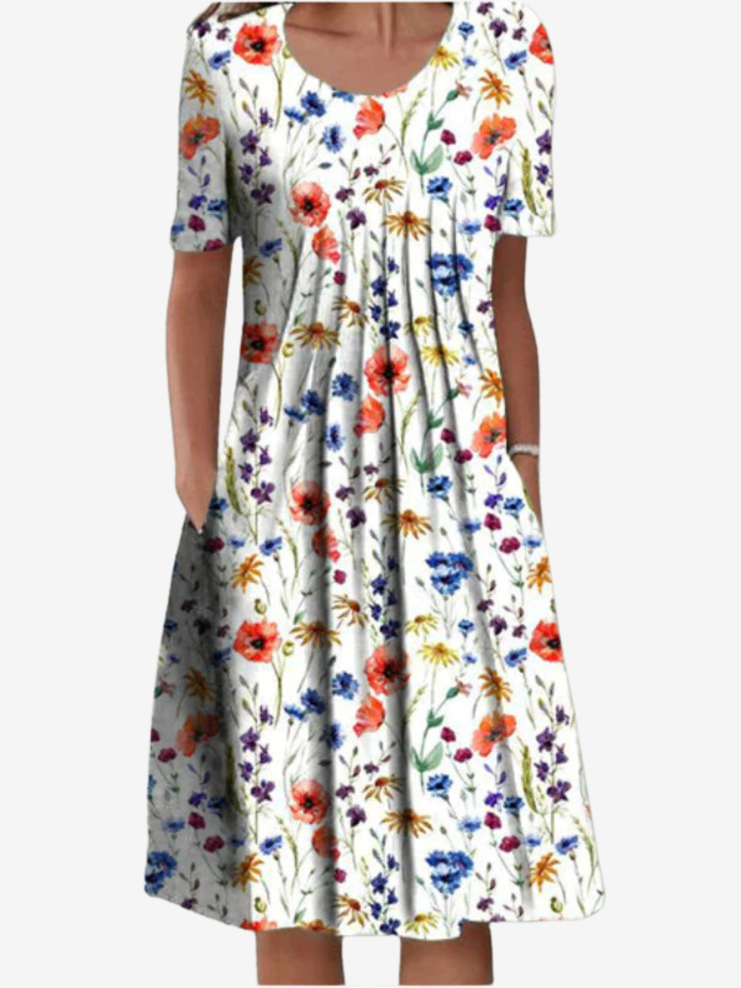 Sarah | Blumengemustertes Kleid für den Sommer