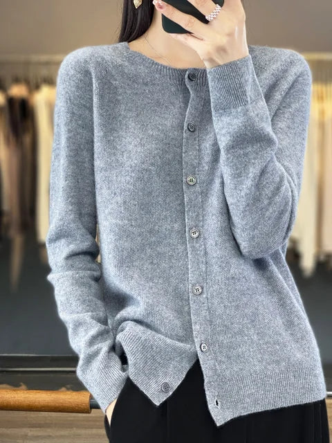 Sandy - Lässige Herbst Strickweste für Damen