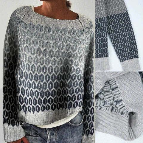 Elle&Vire | Grauer Pullover