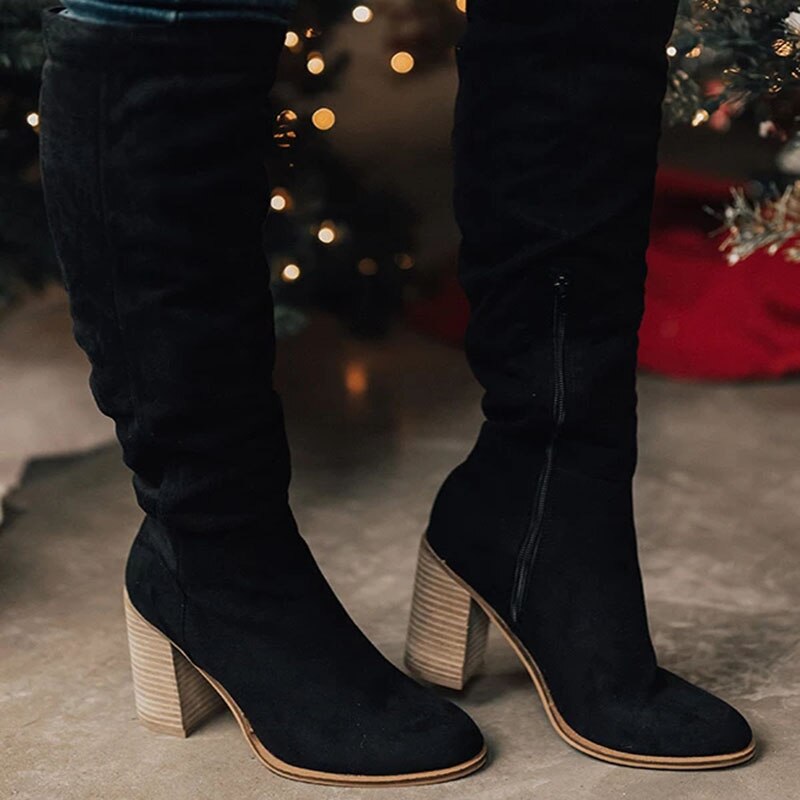 Sophia | Stylische hohe Stiefel für einen trendigen Look