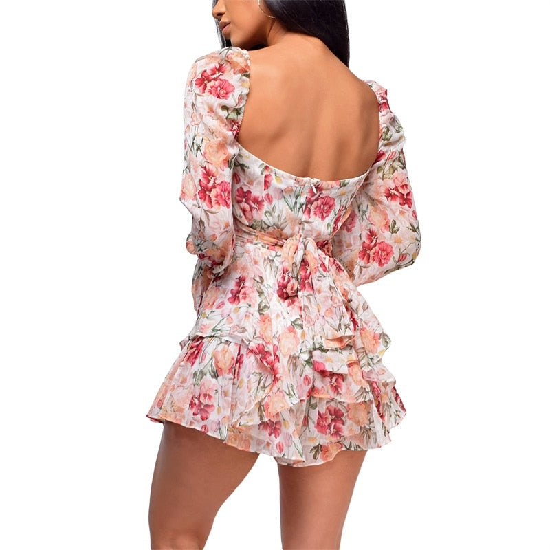 Playsuit mit Rüschen