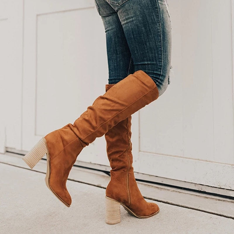 Sophia | Stylische hohe Stiefel für einen trendigen Look