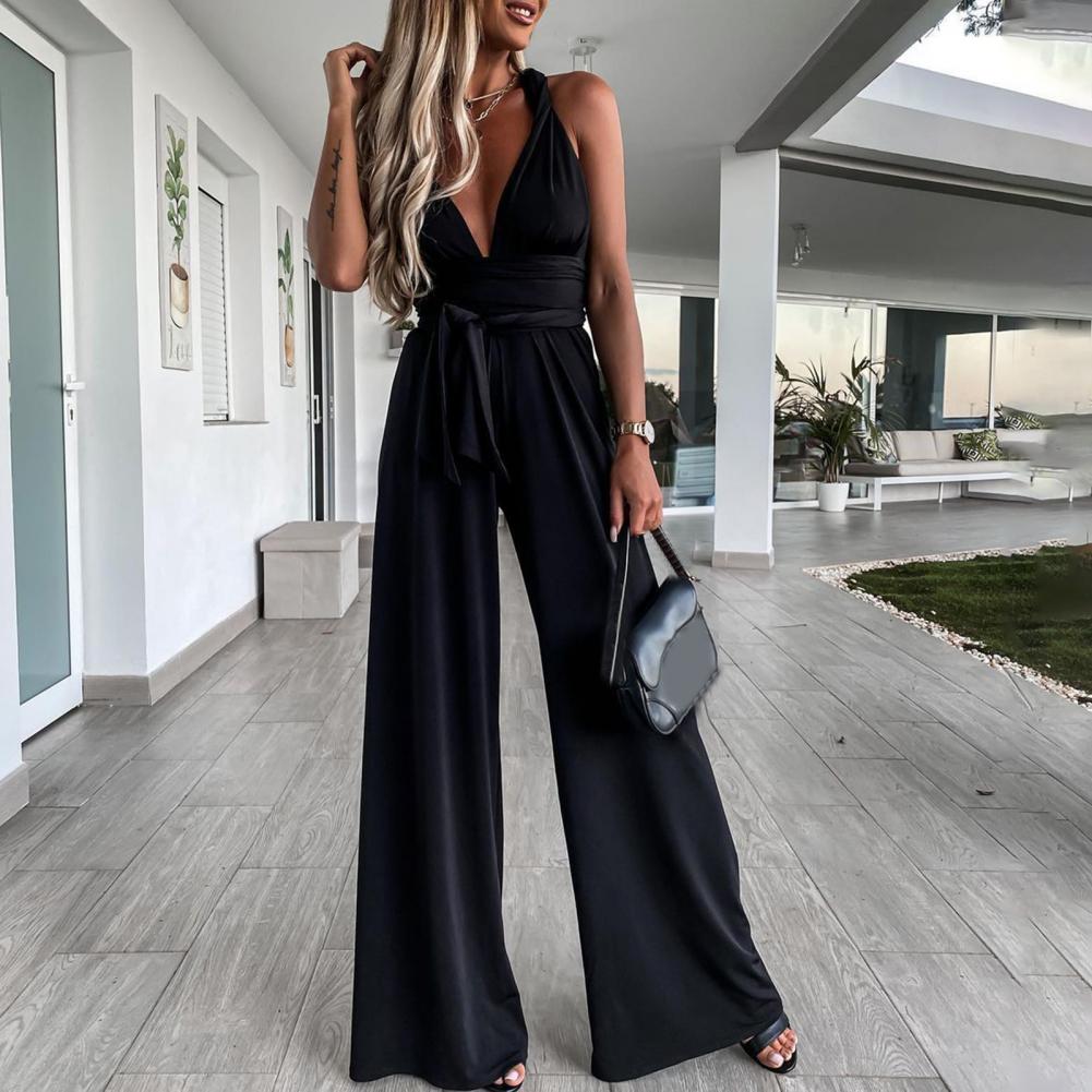 Victoria | Sommer Jumpsuit mit weitem Bein