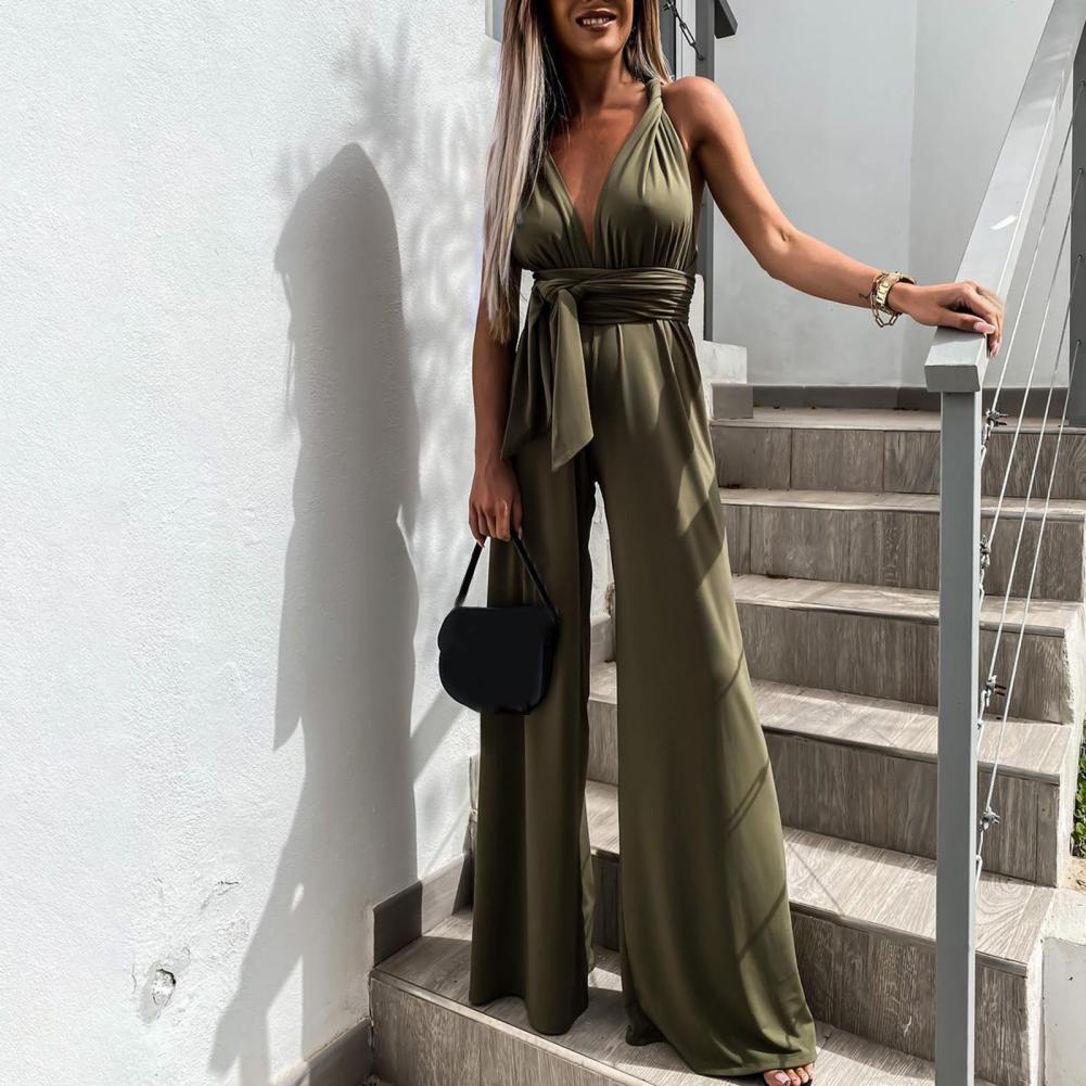 Victoria | Sommer Jumpsuit mit weitem Bein