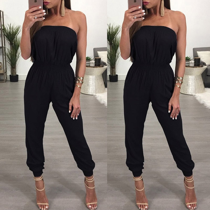 Strapless jumpsuit