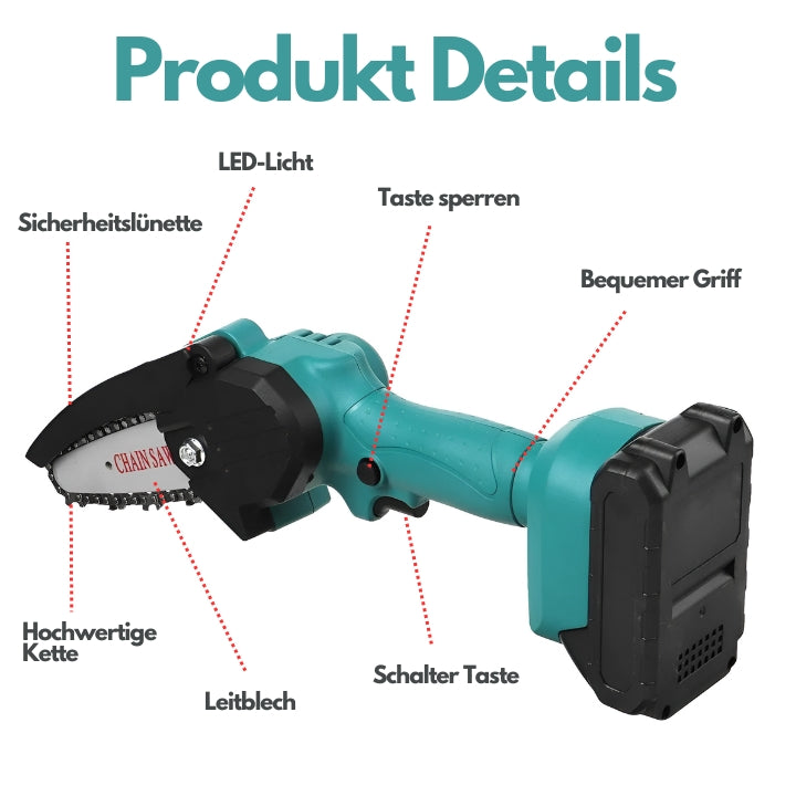 50% Rabatt | MiniChainsaw™ Die Eintrittskarte zur mühelosen Holzbearbeitung!