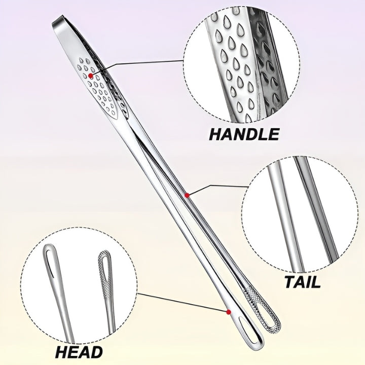 SteelTongs™ | Erledige deine Kochaufgaben mühelos!