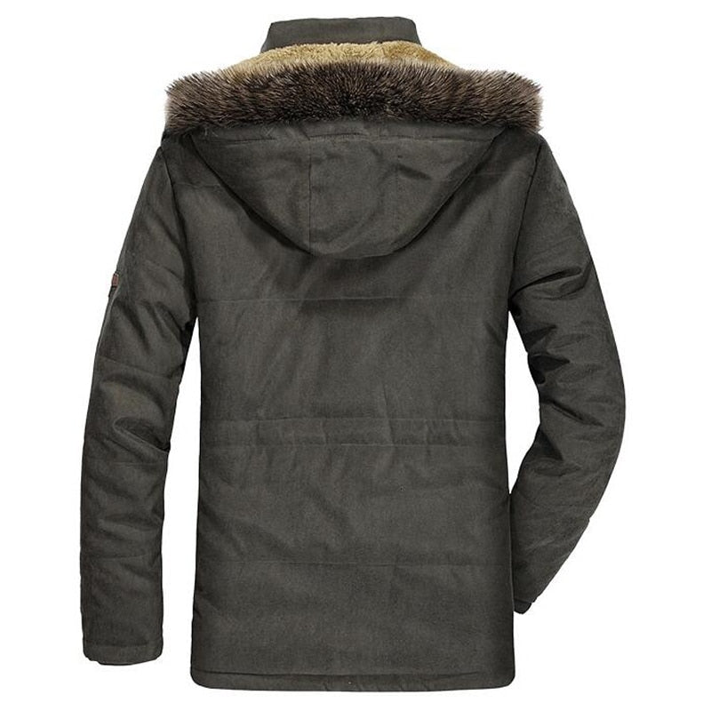 Winterjacke mit Kapuze für Männer