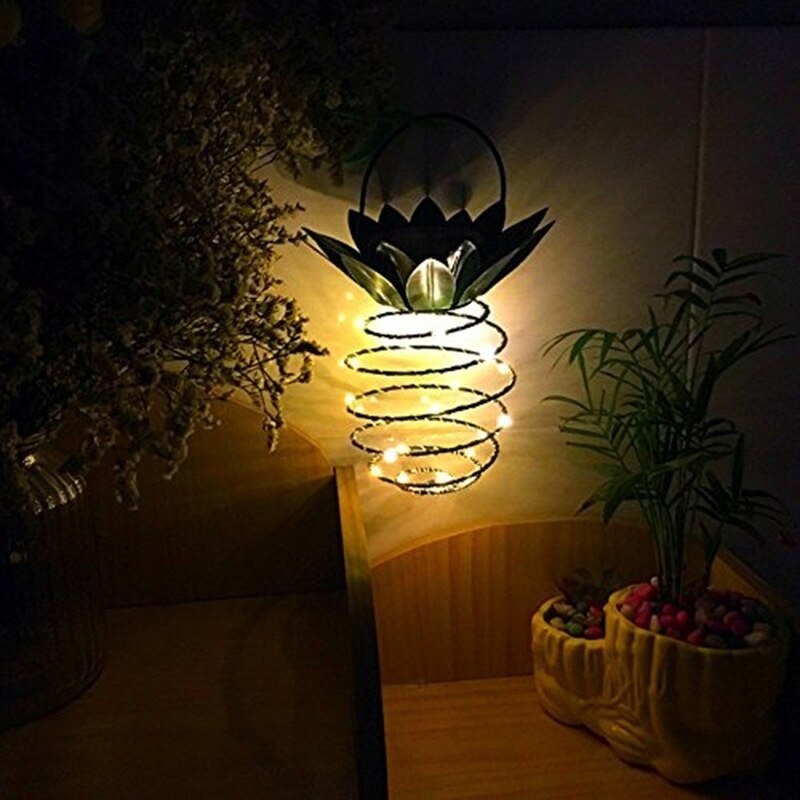 Hängende Solar Ananas Lichter