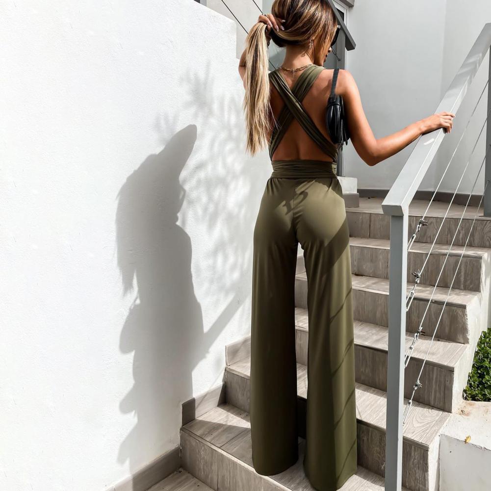 Victoria | Sommer Jumpsuit mit weitem Bein