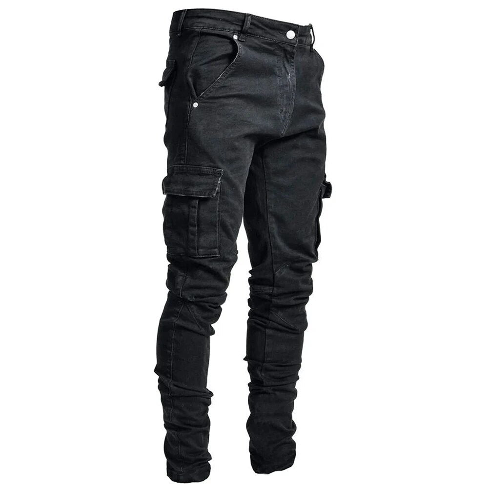 Bjorn | Herren Denim Cargo-Hose