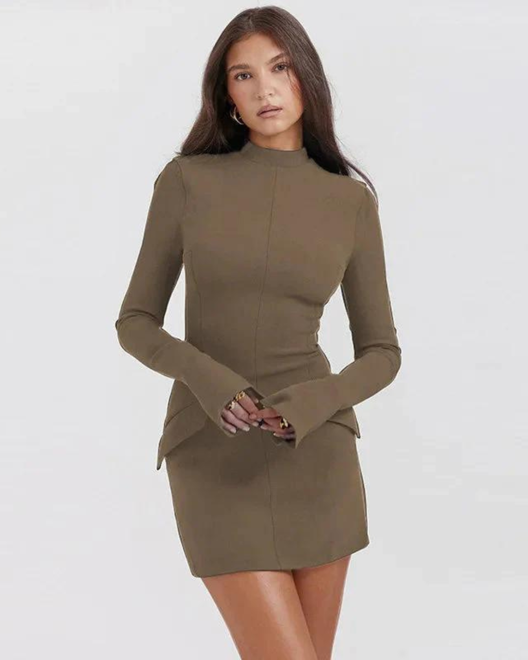 Eva | Stylisches langärmeliges Bodycon-Kleid