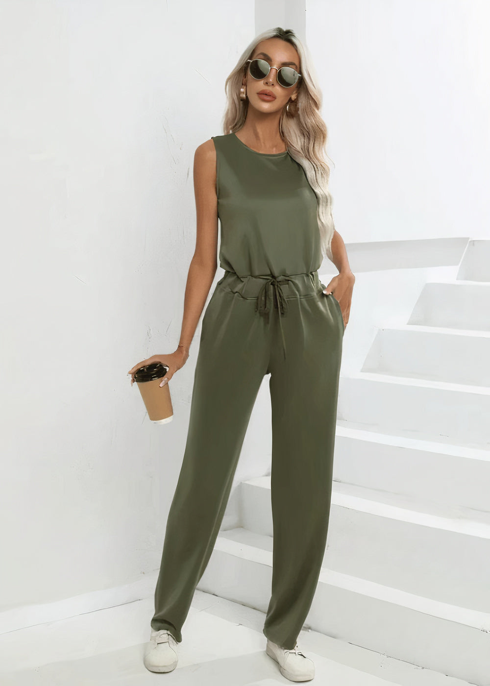 Ärmelloser Jumpsuit | Lorna