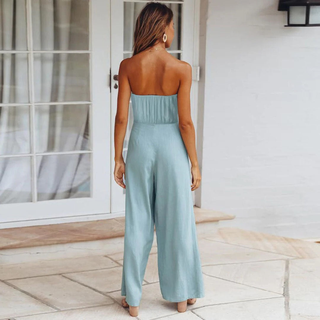 Jasmin | Trägerloser eleganter Jumpsuit