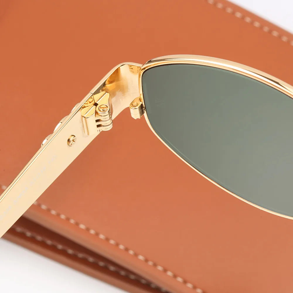 Aurora | Stylische Retro-Sonnenbrille mit Metallrahmen