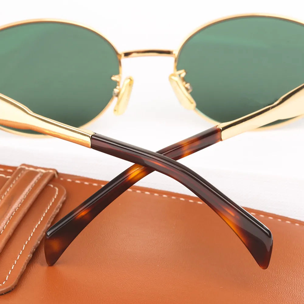 Aurora | Stylische Retro-Sonnenbrille mit Metallrahmen