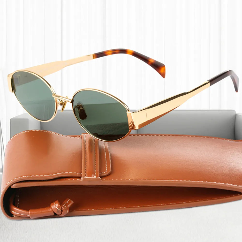 Aurora | Stylische Retro-Sonnenbrille mit Metallrahmen