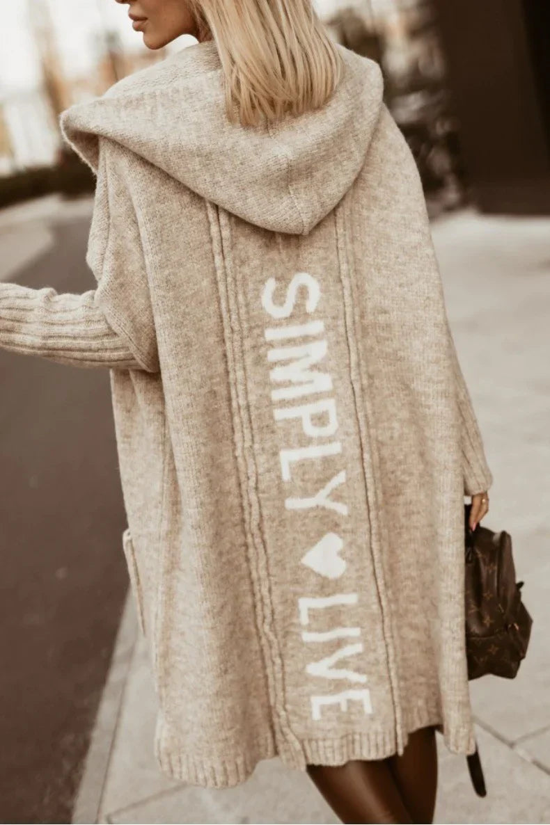 Margo - Lange Strickjacke für Damen