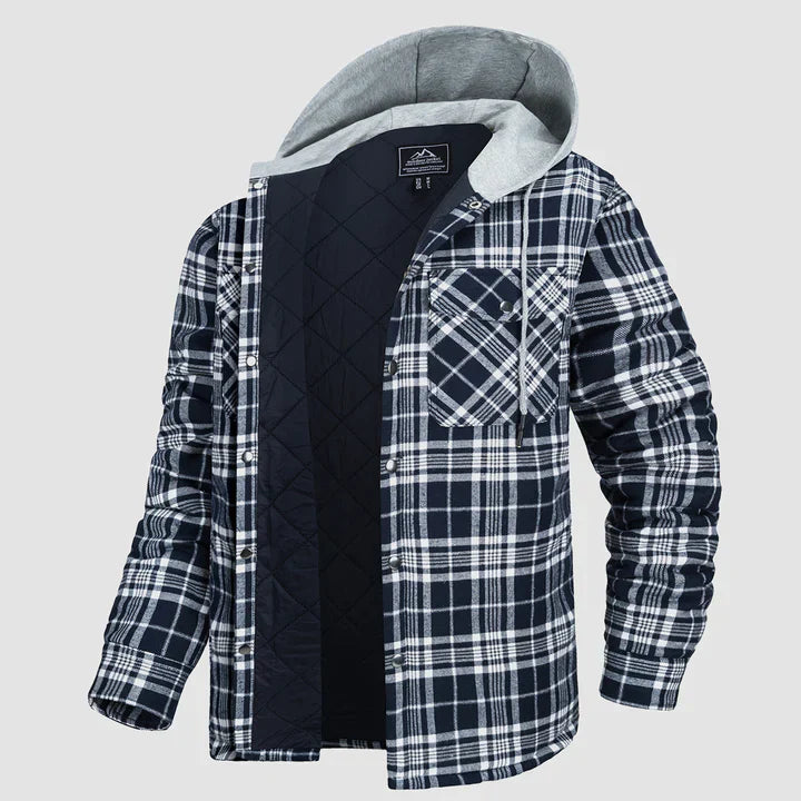 Liam | mit flanell gefütterte winterjacke für herren