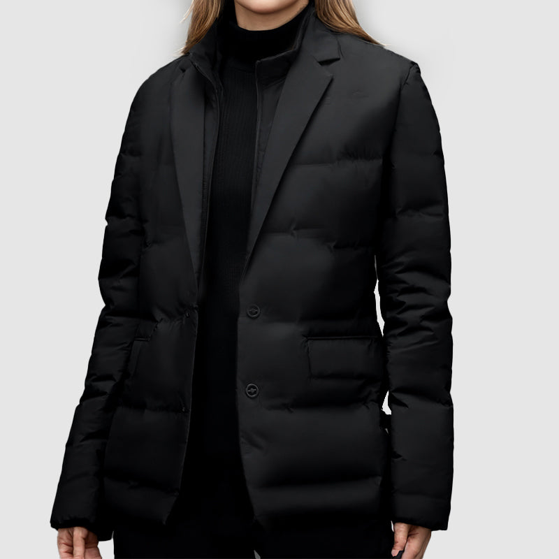 Eleganter Damen-Windbreaker mit Entendaunen