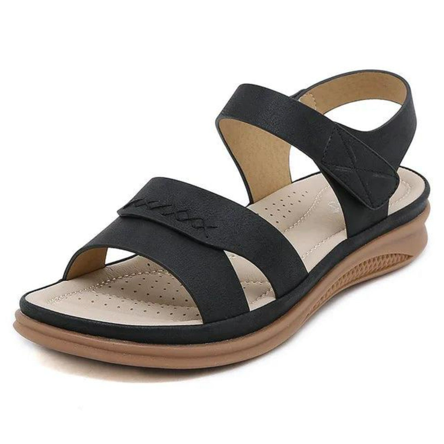 Orthopädische Sandalen in Apricot