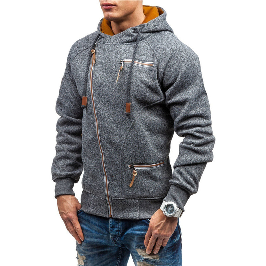 Paul | Herren-Fleecejacke mit Kapuze