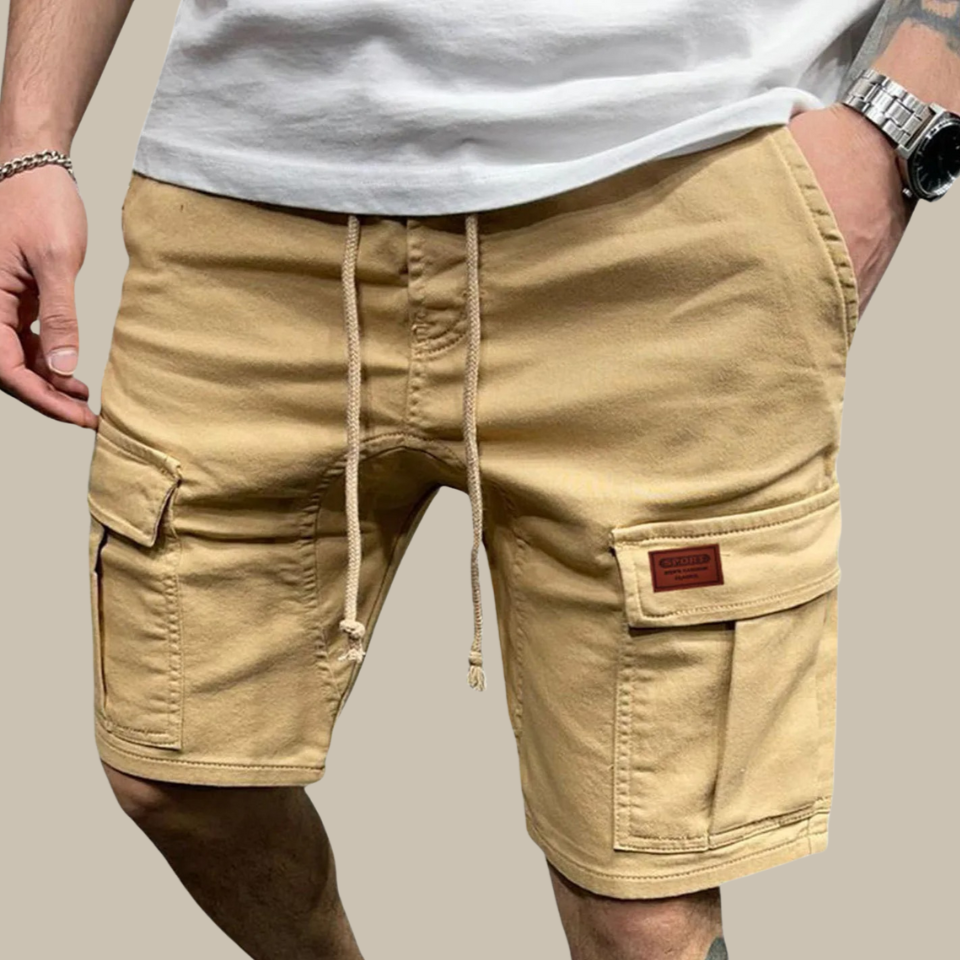 Benjamin Leinen Shorts | Stylische Sommer Cargo Leinen Shorts für Männer