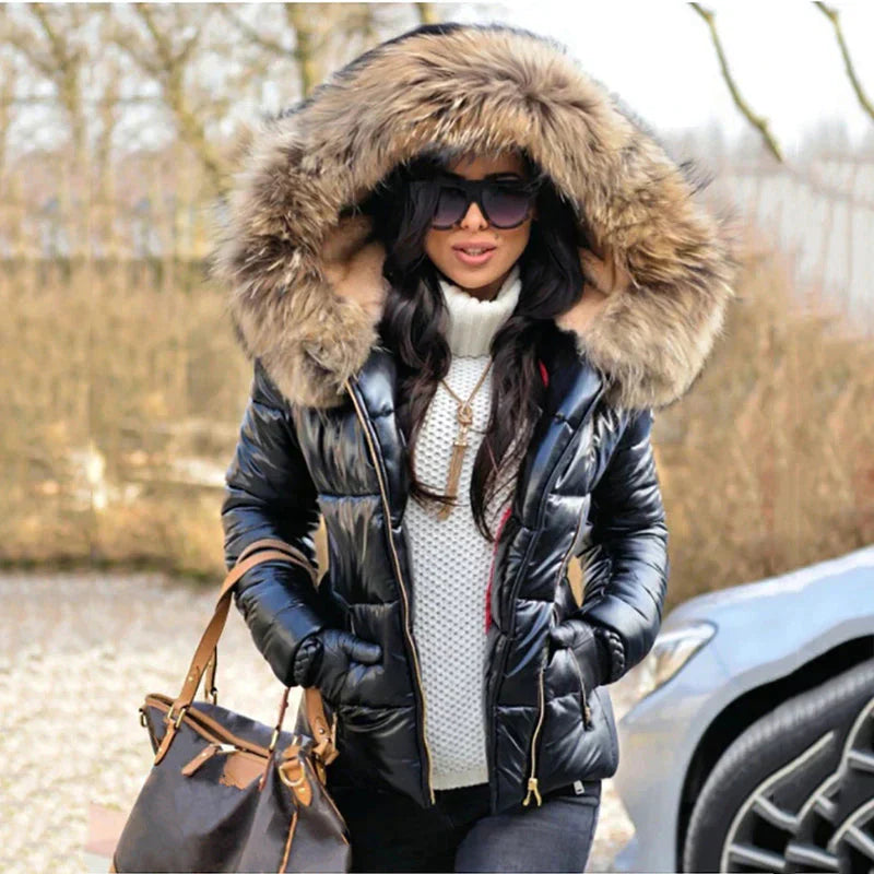 Rana | Winterjacke mit Fellkapuze