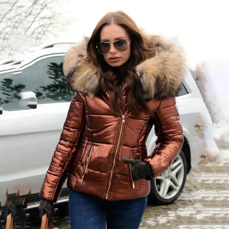 Rana | Winterjacke mit Fellkapuze