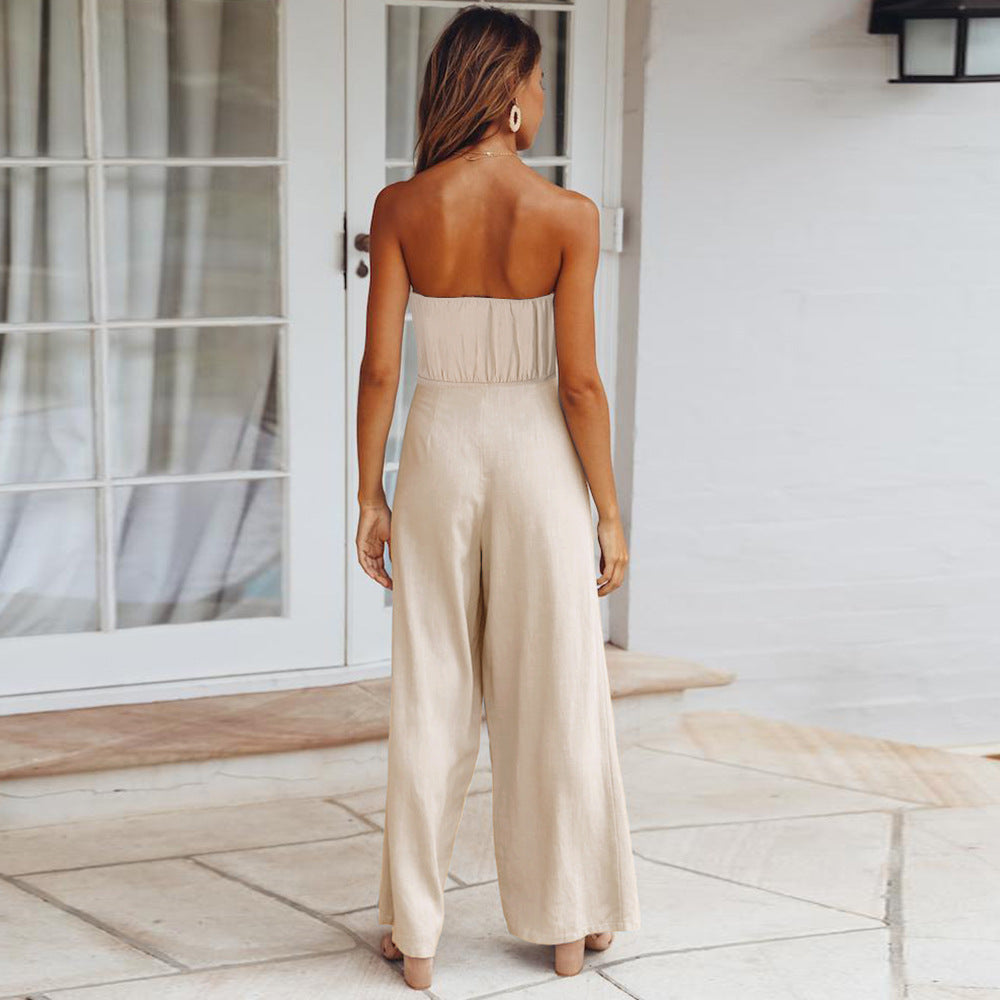 Strapless Jumpsuit