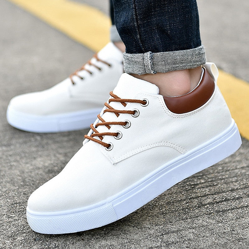 David Sneakers | Robuste Herrenturnschuhe mit weißer Sohle