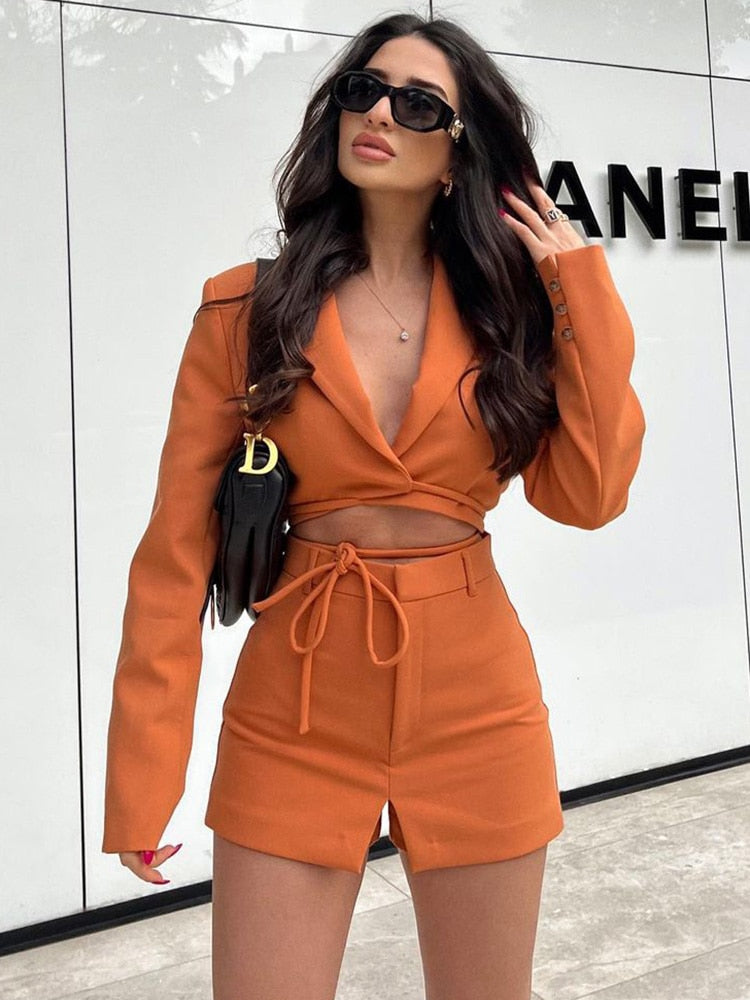 Two Piece Set Kurzblazer