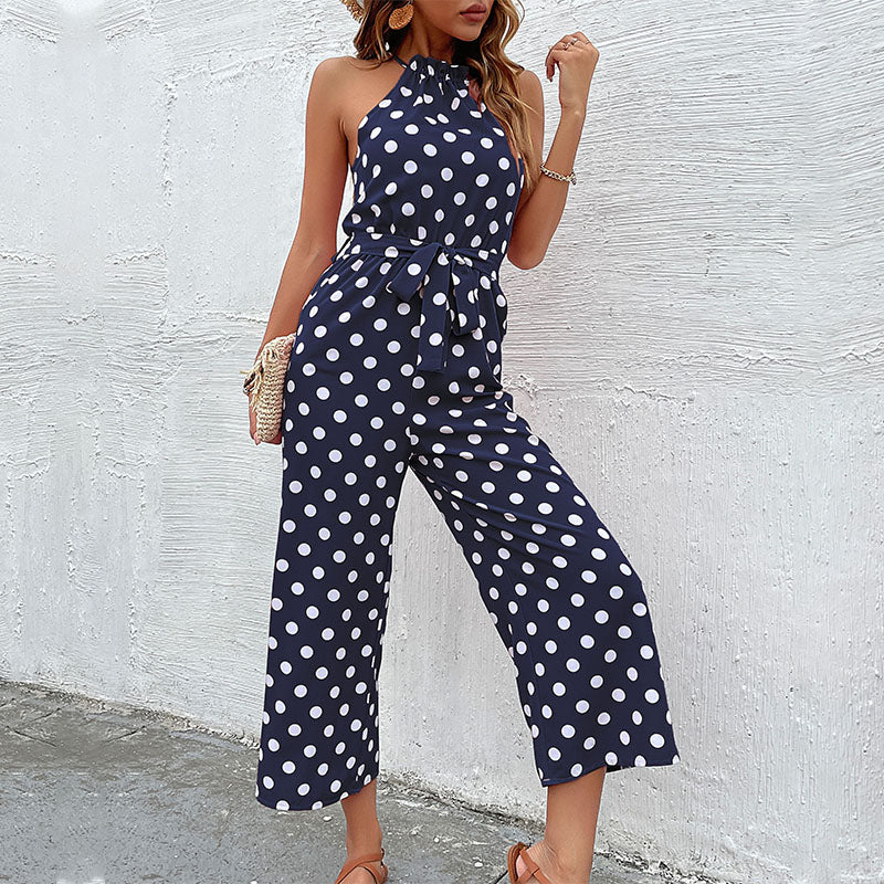 Jumpsuit mit Polka Dots