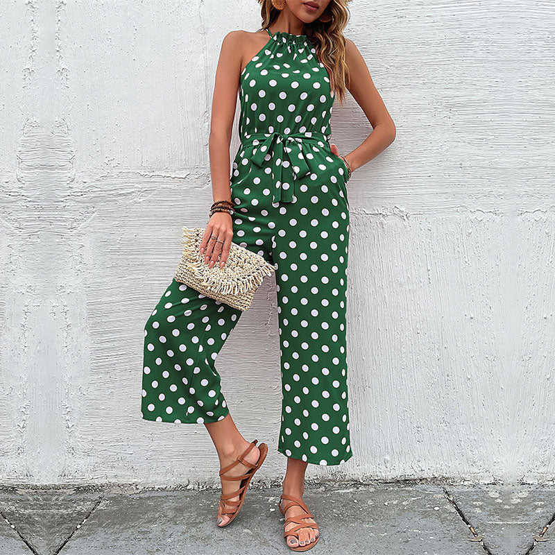 Jumpsuit mit Polka Dots